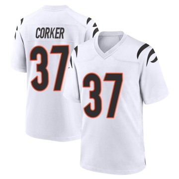 Yusuf Corker Youth White Game Jersey