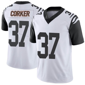 Yusuf Corker Youth White Limited Color Rush Vapor Untouchable Jersey
