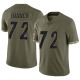 Zach Banner Men's Olive Limited 2022 Salute To Service Jersey