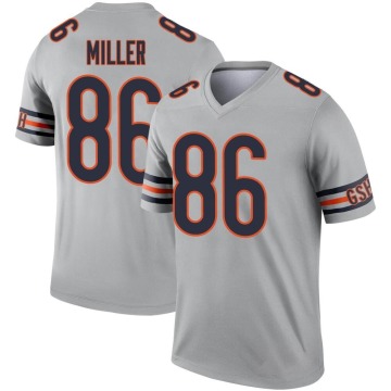 Zach Miller Youth Legend Inverted Silver Jersey