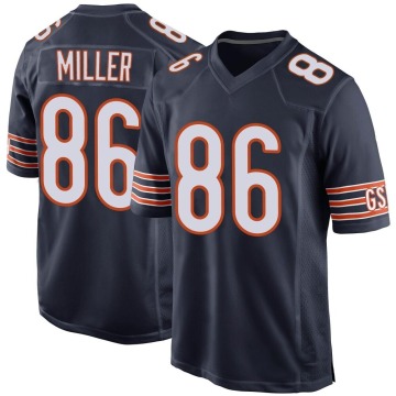 Zach Miller Youth Navy Game Team Color Jersey