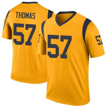Zach Thomas Youth Gold Legend Color Rush Jersey