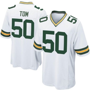 Zach Tom Youth White Game Jersey