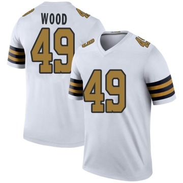 Zach Wood Youth White Legend Color Rush Jersey