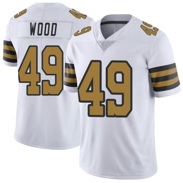 Zach Wood Youth White Limited Color Rush Jersey