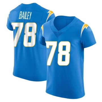 Zack Bailey Men's Blue Elite Alternate Vapor Untouchable Jersey