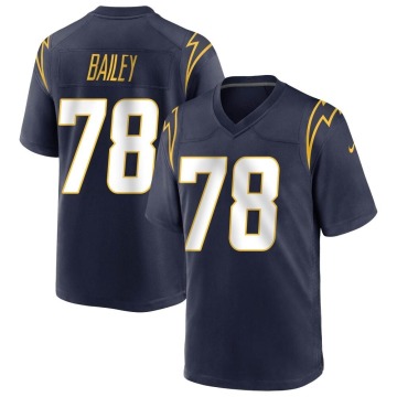 Zack Bailey Youth Navy Game Team Color Jersey