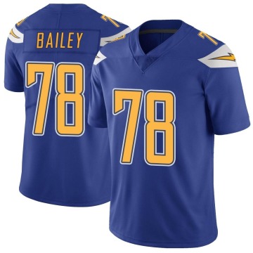 Zack Bailey Youth Royal Limited Color Rush Vapor Untouchable Jersey