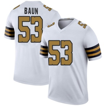 Zack Baun Youth White Legend Color Rush Jersey