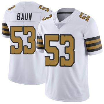Zack Baun Youth White Limited Color Rush Jersey