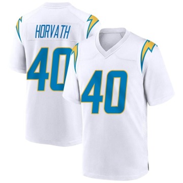 Zander Horvath Youth White Game Jersey
