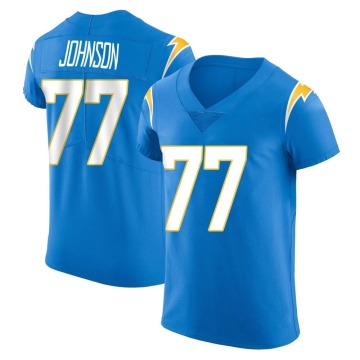 Zion Johnson Men's Blue Elite Alternate Vapor Untouchable Jersey